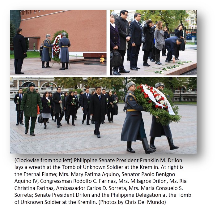 PHL SP pays respect Russian WWII soldiers